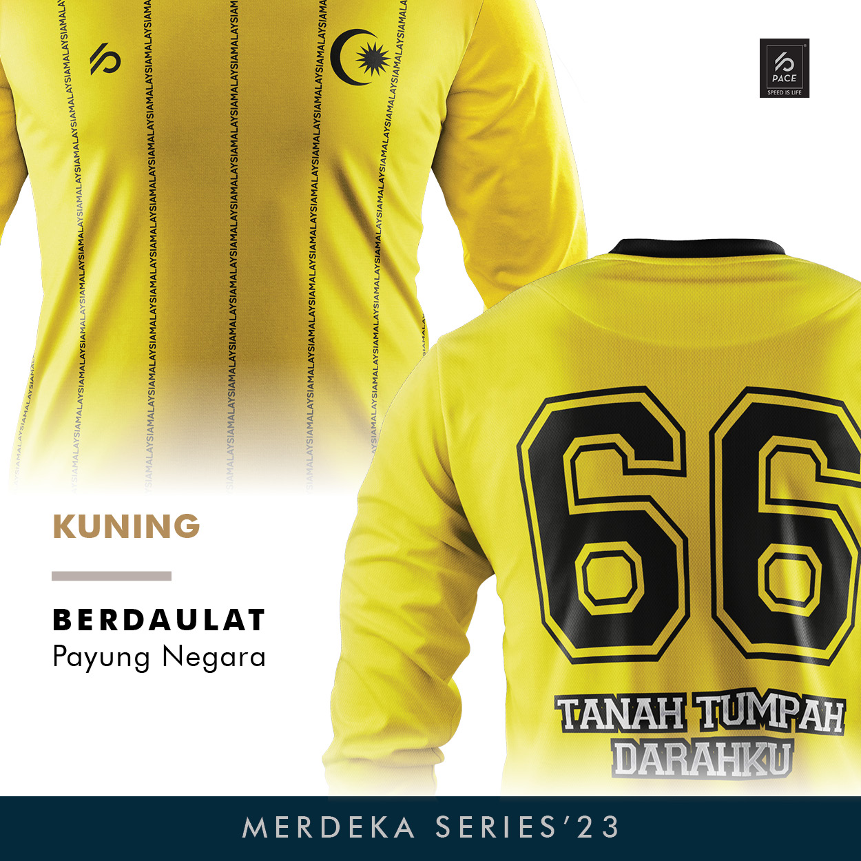 Merdeka Retro & Long Sleeve Yellow Series