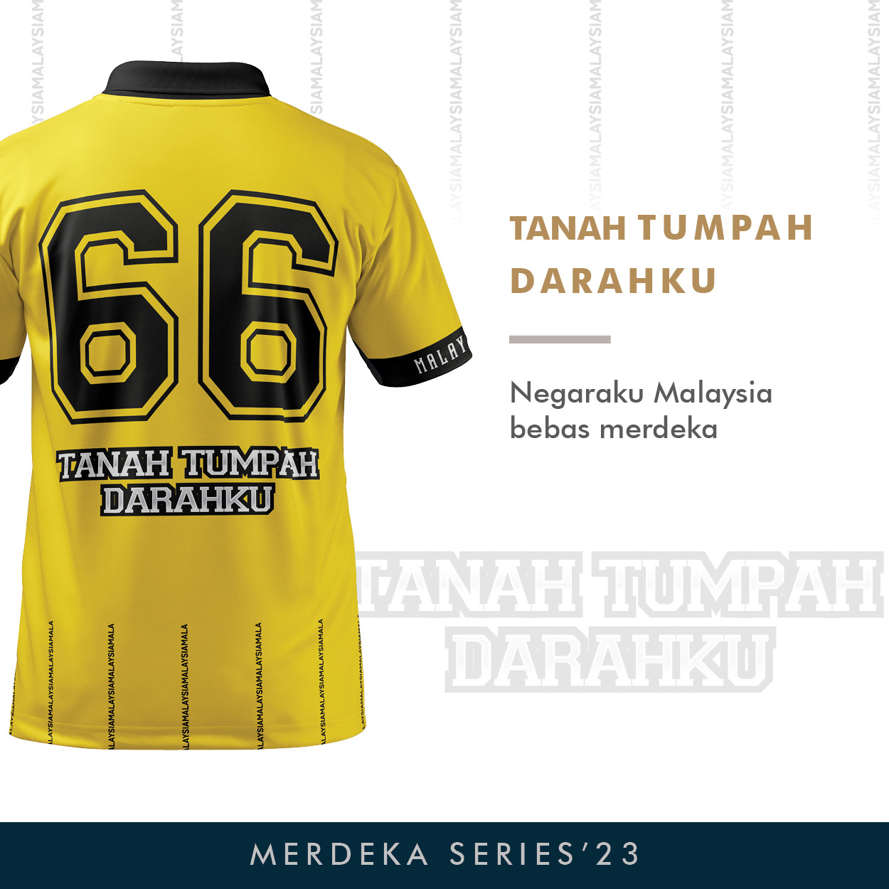 Merdeka Retro & Long Sleeve Yellow Series