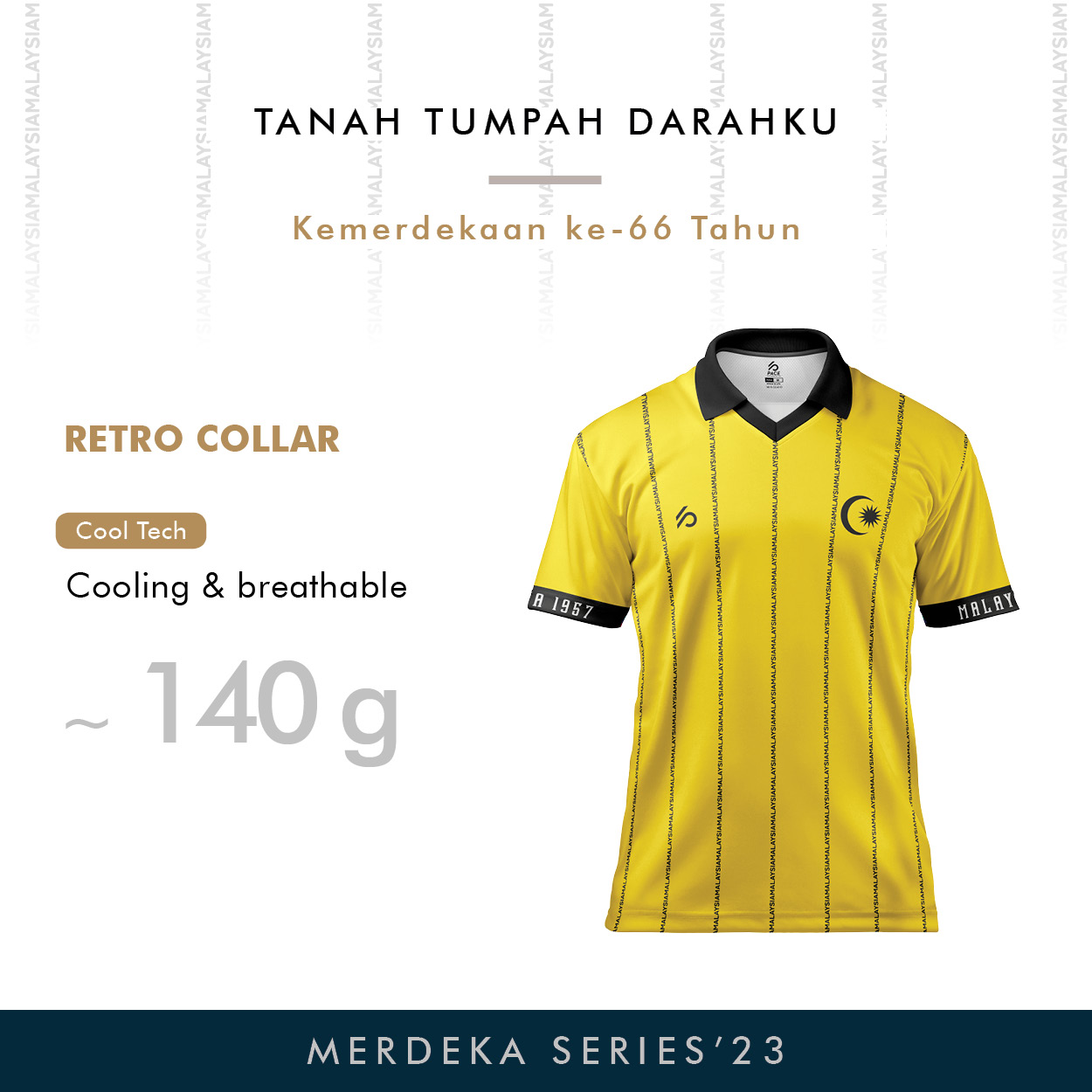 Merdeka Retro & Long Sleeve Yellow Series