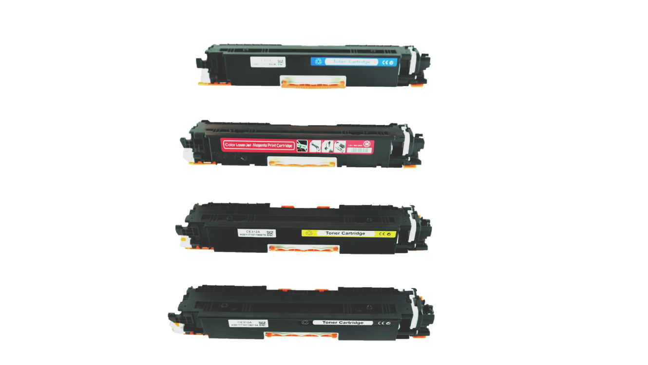 Compatible CE310A 126A CMYK Laser Toner Cartridge For HP Laserjet Pro CP1021 / CP1022 / CP1023 / CP1025 / HP LaserJet 200 color MFP M175 / MFP M275