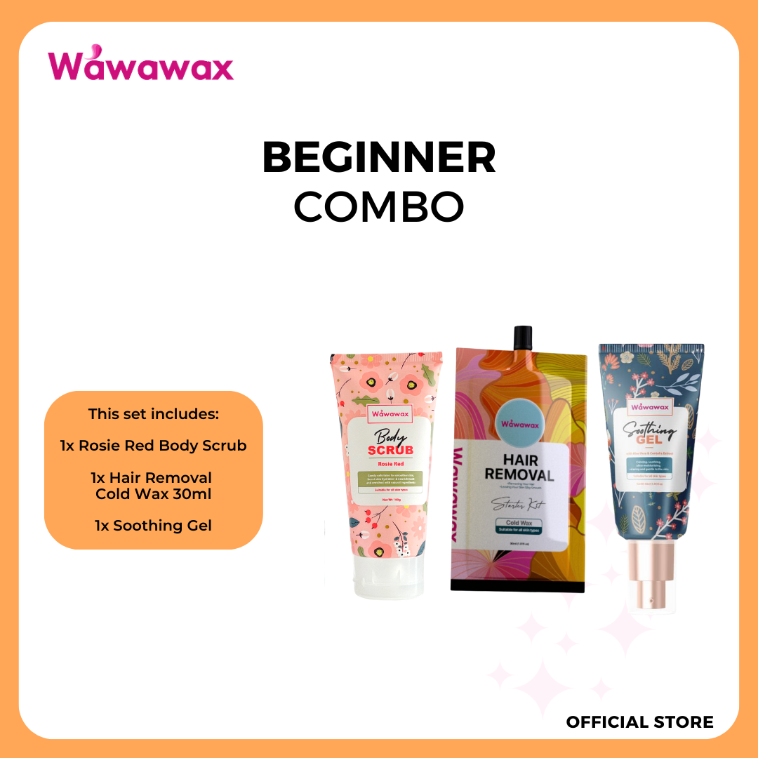 Wawawax Beginner Combo (Starter Kit + Scrub + Soothing Gel)