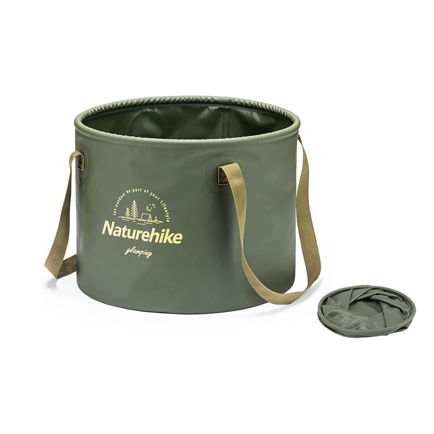 Naturehike 円型コンパクト おりたたみ ポータブルバケツ10L 20L Naturehike 円型コンパクト おりたたみ ポータブルバケツ10L 20L