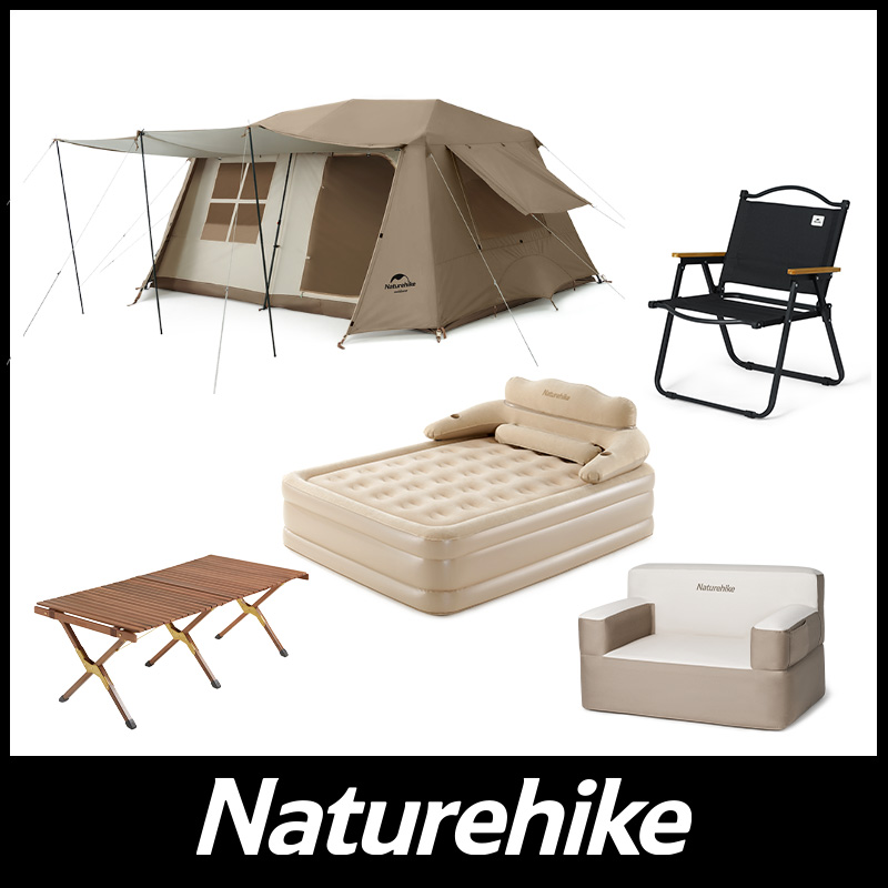 予約販売]Naturehike Village13 ワンタッチ テント 3-6人用 UVカード 