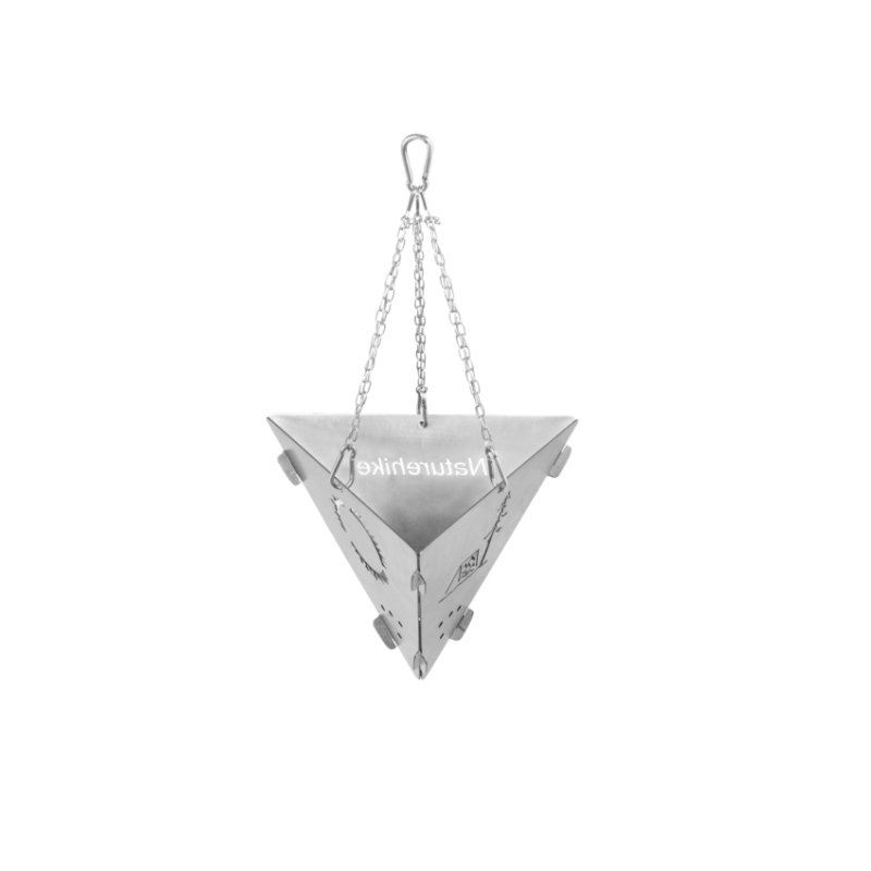 数量限定 ネイチャーハイク三角形焚火台 折りたたみ式