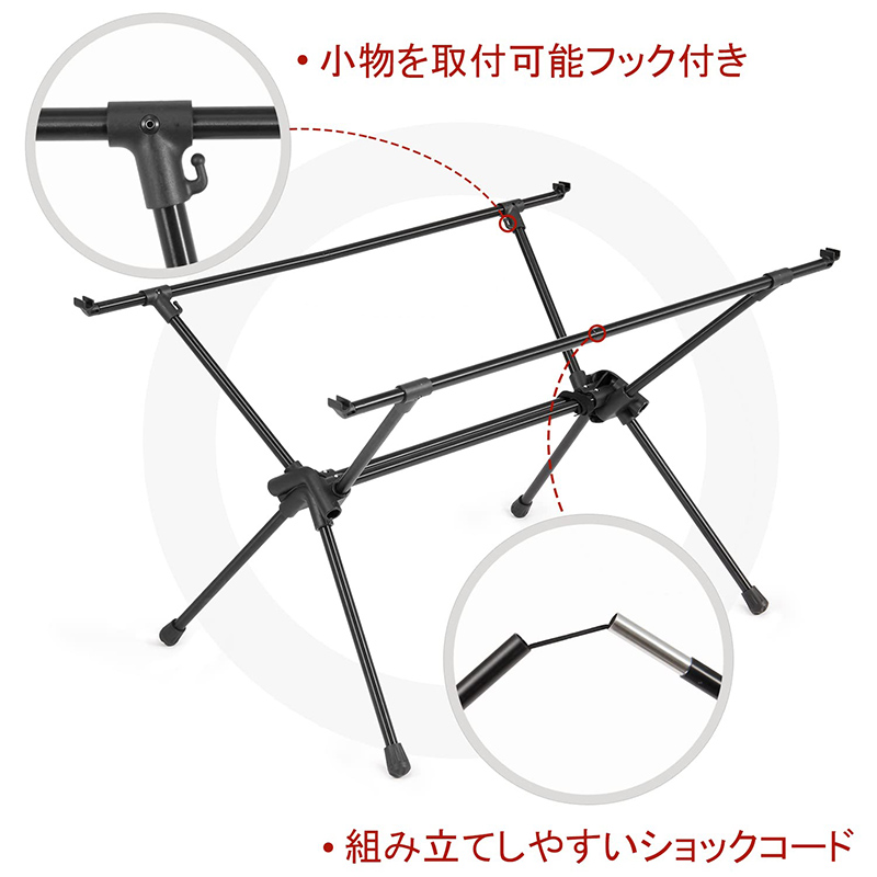 ネイチャーハイク テーブル 高さ2段階調整可能 アルミ 軽量 耐荷重30kg　-Naturehike