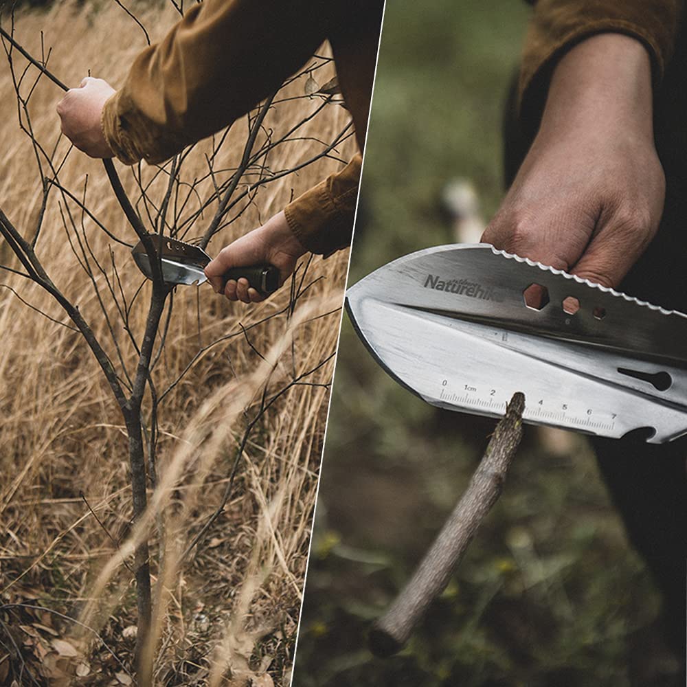 ネイチャーハイク 多機能シャベル収納バック付き (鋼)-Naturehike