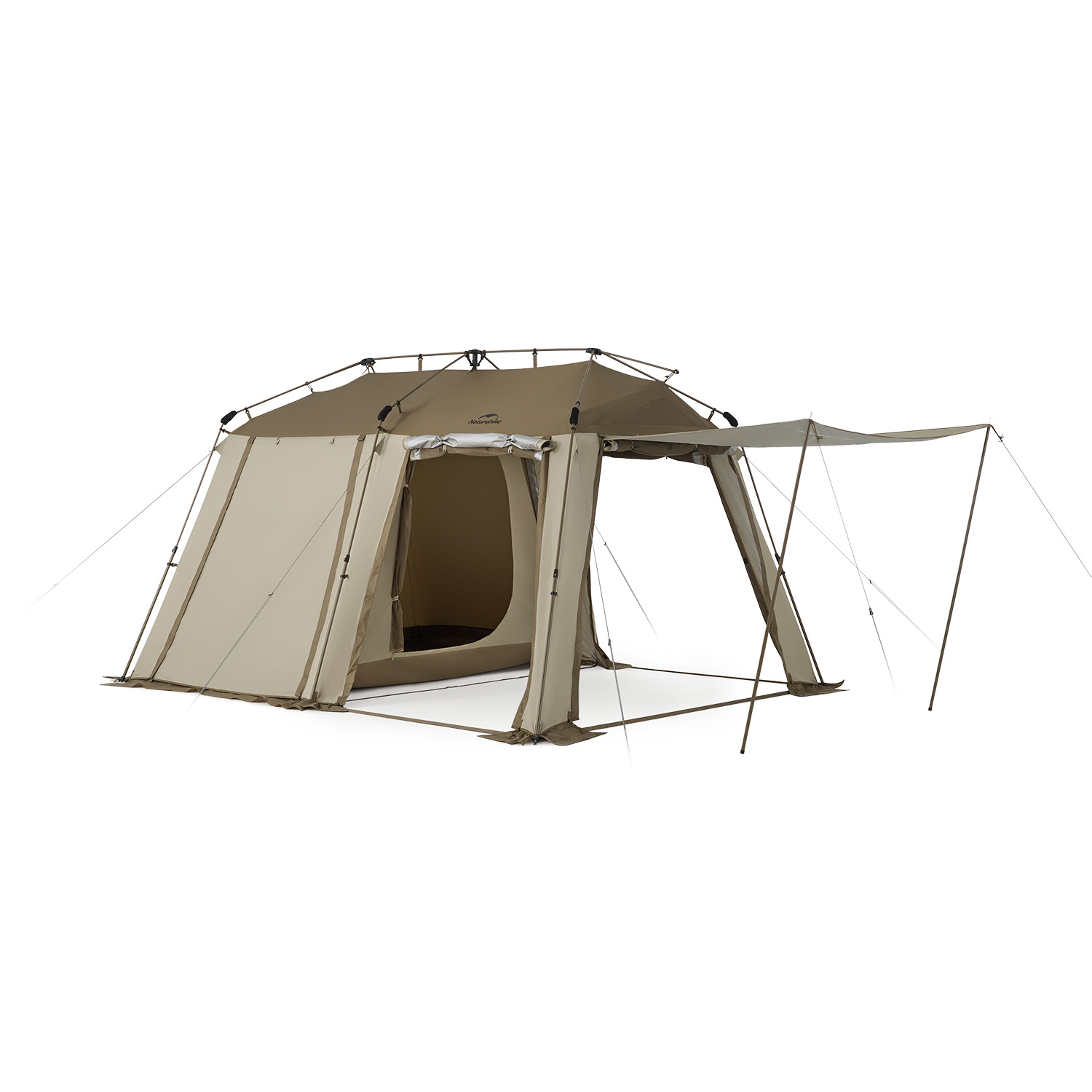 Naturehike ワンタッチ tenntoロッジ型 テント4-6人用 13㎡広いスペース UPF50+ 自立式 耐水圧PU2000mm