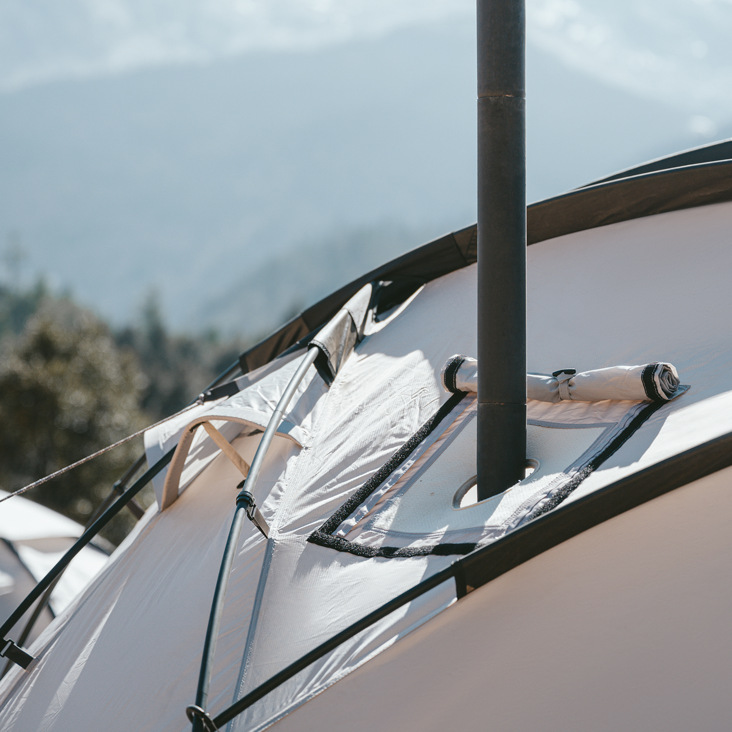 ネイチャーハイク ドームテント 煙突穴付き 防水防雪-Naturehike