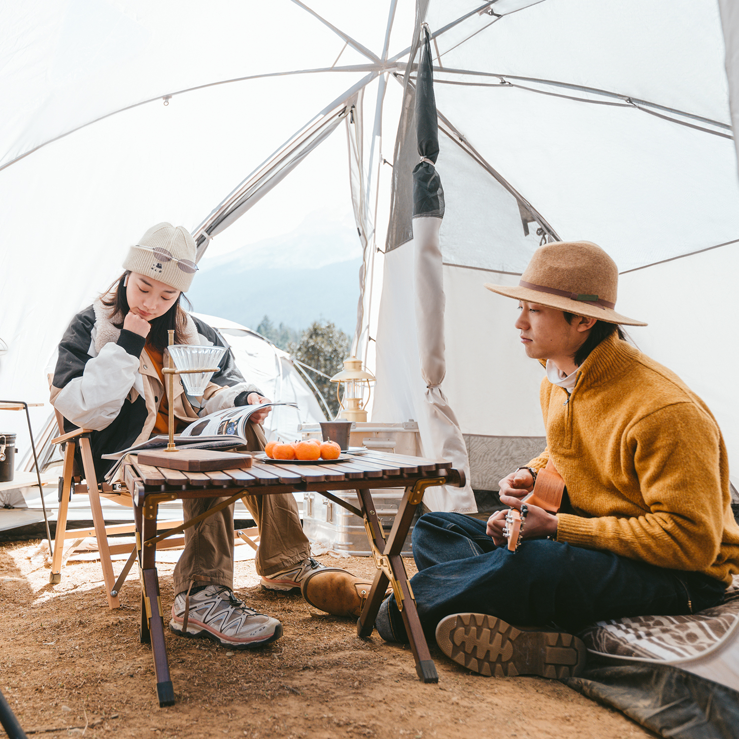 ネイチャーハイク ドームテント 煙突穴付き 防水防雪-Naturehike