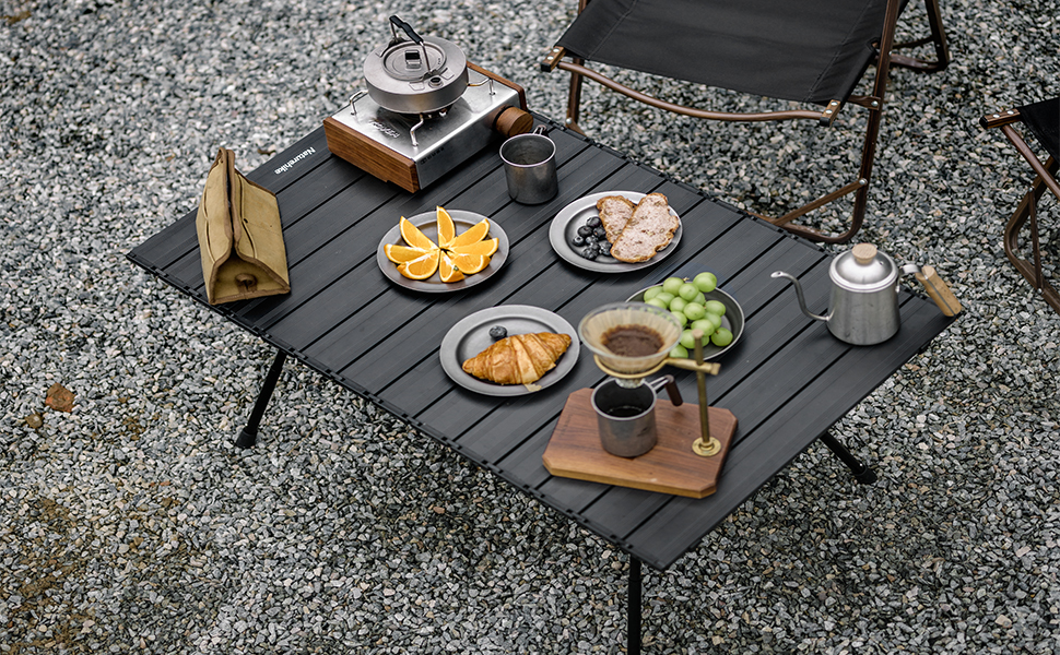 Naturehike テーブル 高さ2段階調整可能 アルミ 軽量 耐荷重30kg