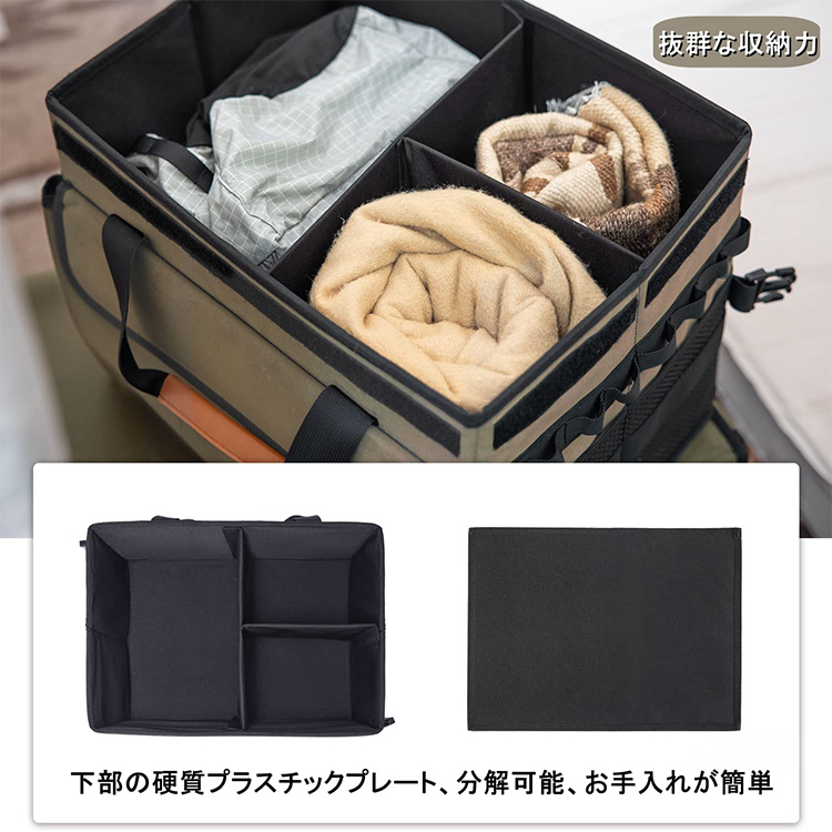 ネイチャーハイク 大容量ポケットデザイン折り畳み式トートバッグ-Naturehike