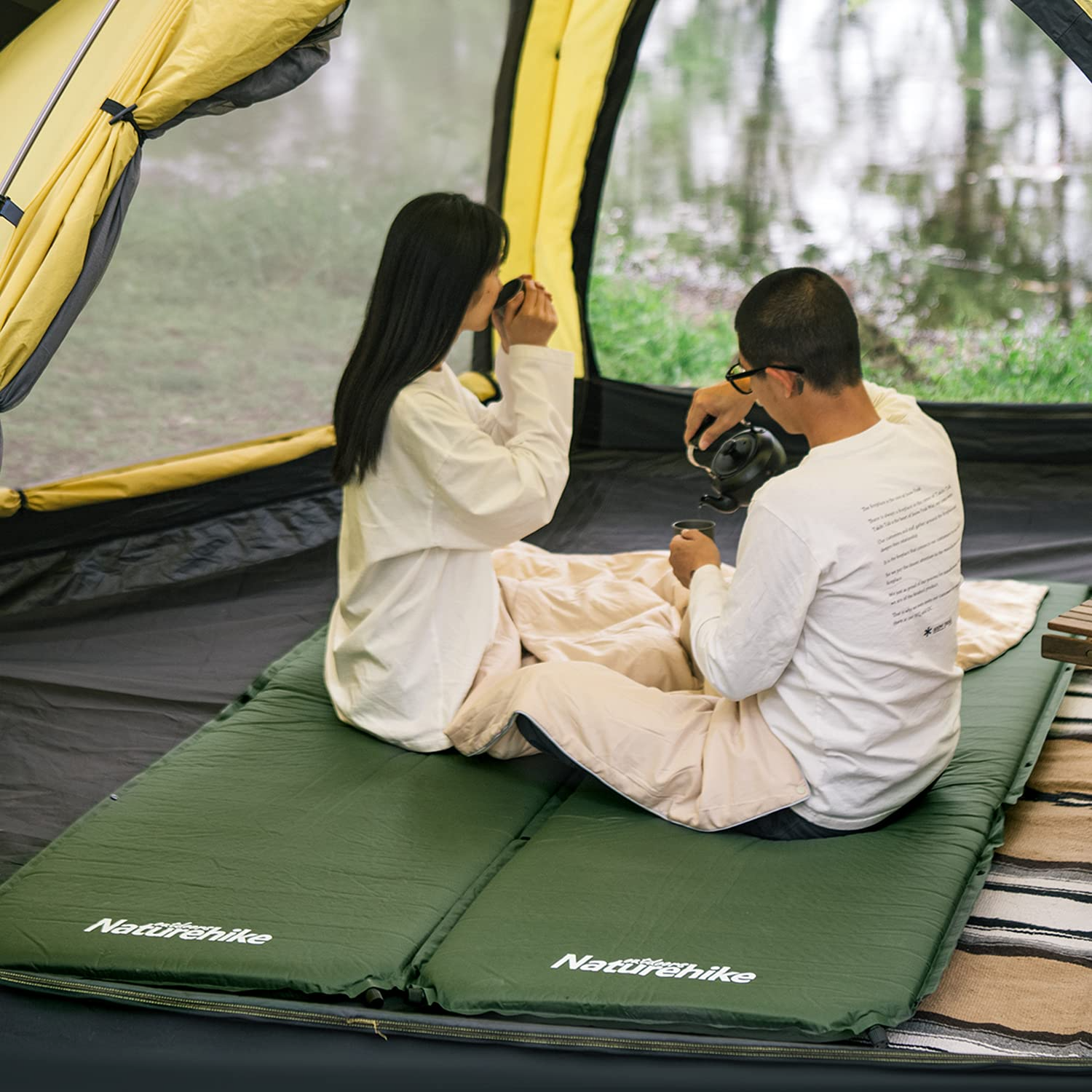 Naturehike エアーマット 自動膨張 キャンプ用 キャンプマット 厚手
