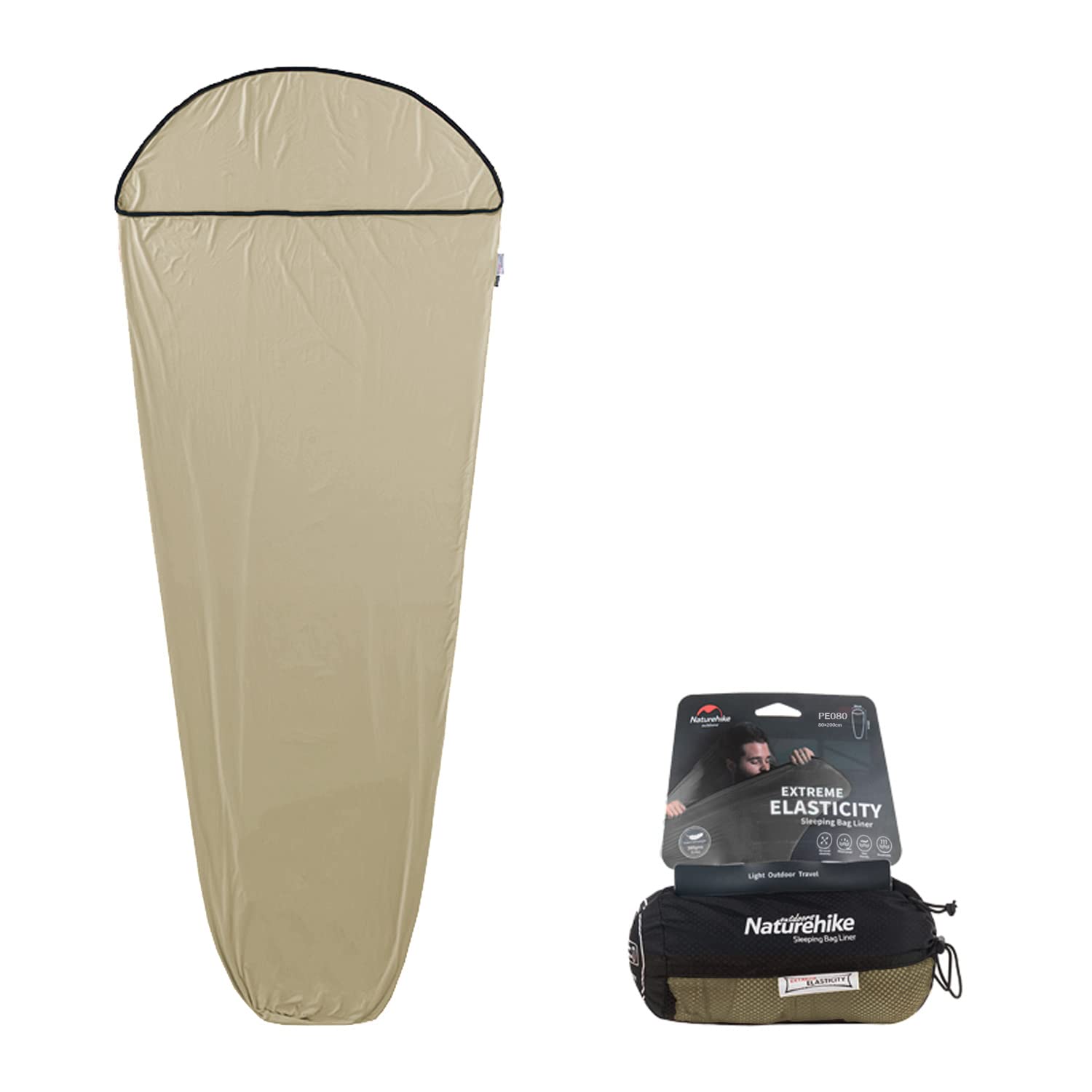 ネイチャーハイク 高い弾性 インナーシーツ 8色選べる-Naturehike