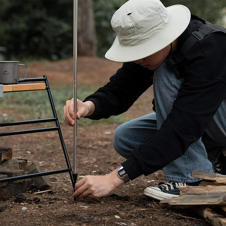 ネイチャーハイク 超軽量220gランタンスタン-Naturehike