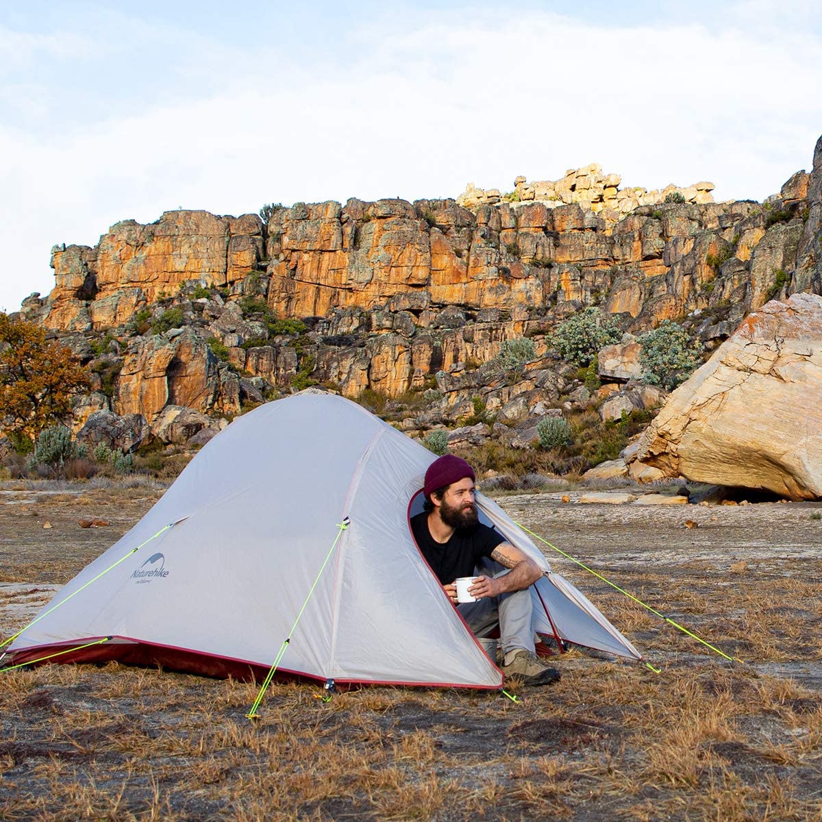 テント・タープ NATUREHIKE CLOUDUP2 Naturehike Cloud Up2 テント 超軽量 2人用 20D 210T 二重層 耐