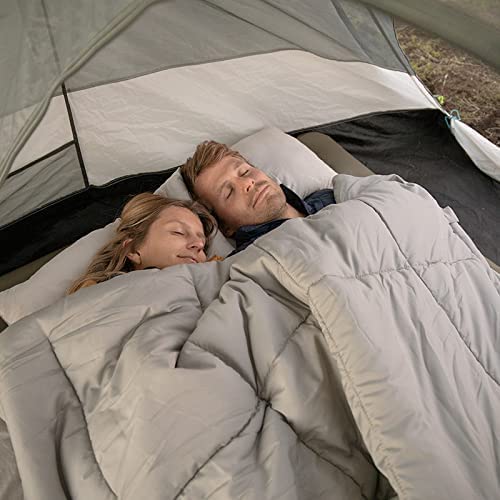 Naturehike公式ショップ 寝袋 シュラフ 封筒型 枕2つ付き 2人用 連結解体可能 最低使用温度5°C 保温 軽量 コンパク