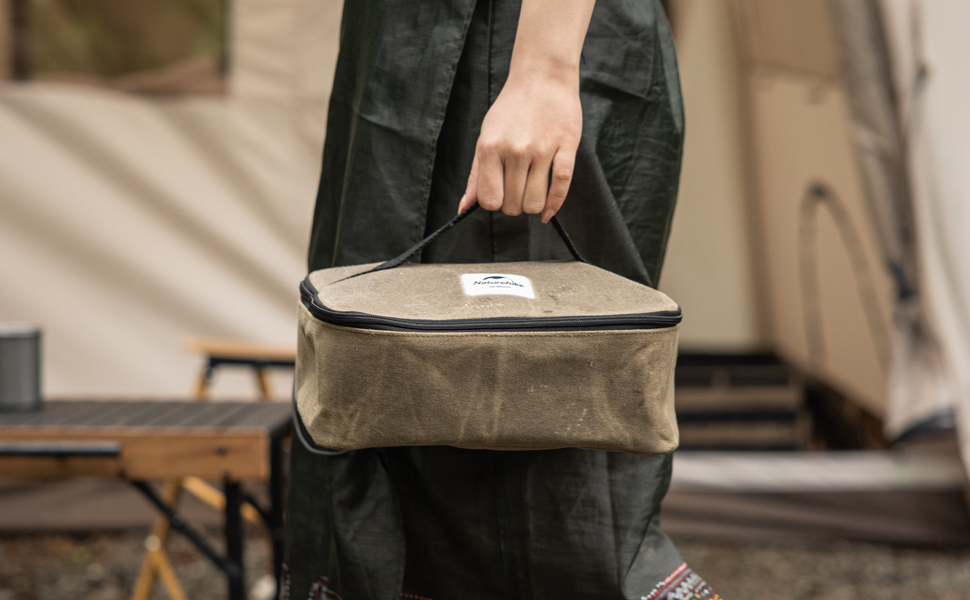 ネイチャーハイク 収納ボックス 収納ケース バーベキュー キャンプ ツールボックス トートバッグ マルチケース ツールバッグ ギアコンテナ ソフトコンテナ スパイスボックス