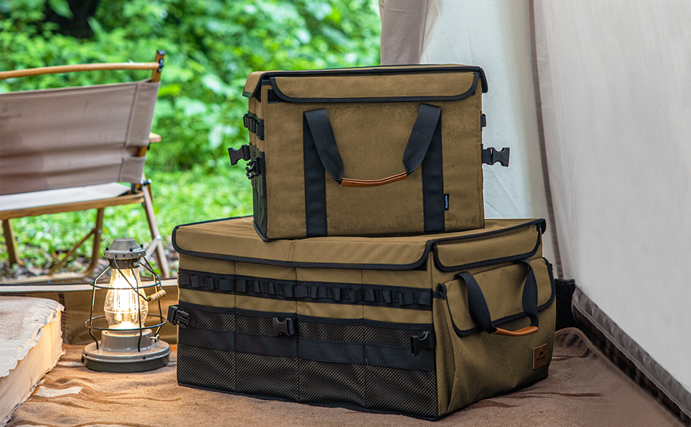 ネイチャーハイク 収納ボックス 収納ケース バーベキュー キャンプ ツールボックス トートバッグ マルチケース ツールバッグ ギアコンテナ ソフトコンテナ スパイスボックス ソフトコンテナ