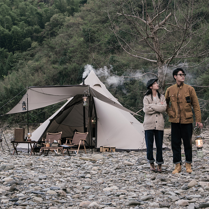 Naturehike Campfire 八角形 ワンポールテント 5~8人用 高280cm