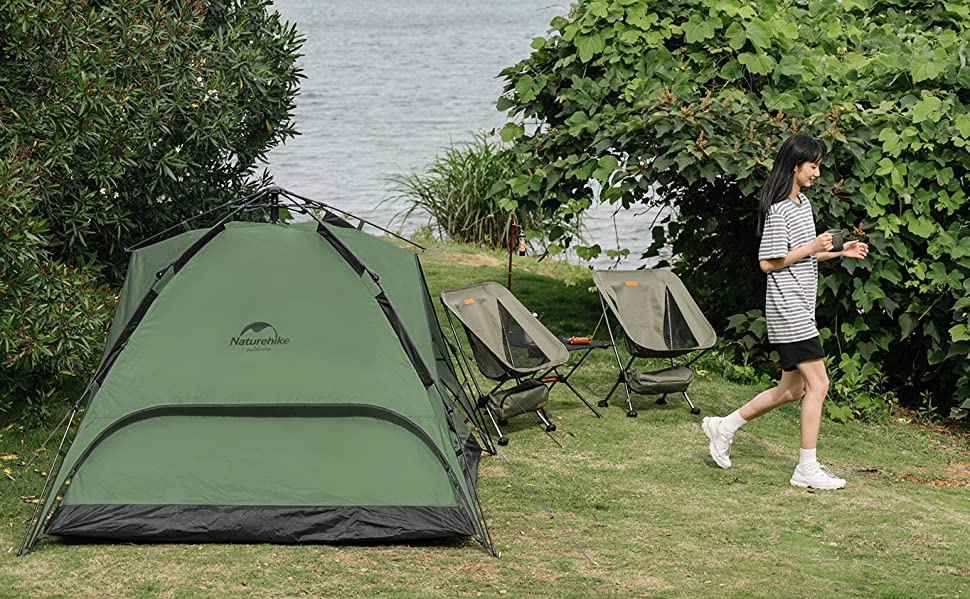 Naturehike ワンタッチ テント 3人 4人用 UPF50+ 簡易テント uvカット