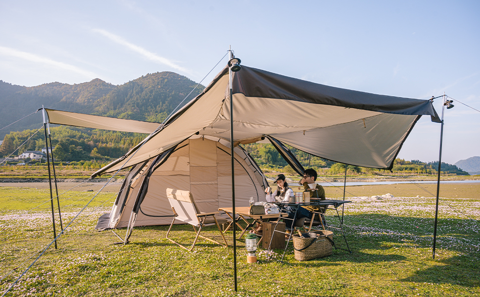 Naturehike Cloud Vessel 5-6人用トンネル テント グランドシート