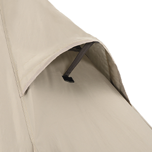 ワンポールテント キャノピー付き