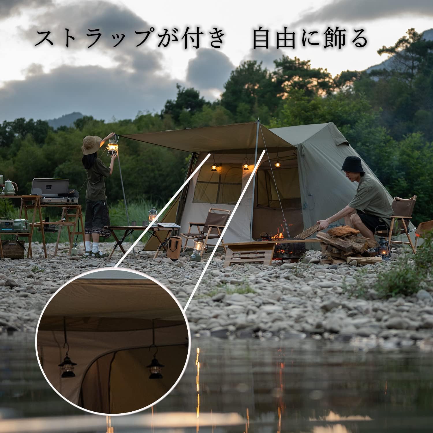 Naturehike Village5.0 ワンタッチ テント 2~4人用 ロッジ型 Naturehike Village5.0 ワンタッチ テント 2~4人用 ロッジ型