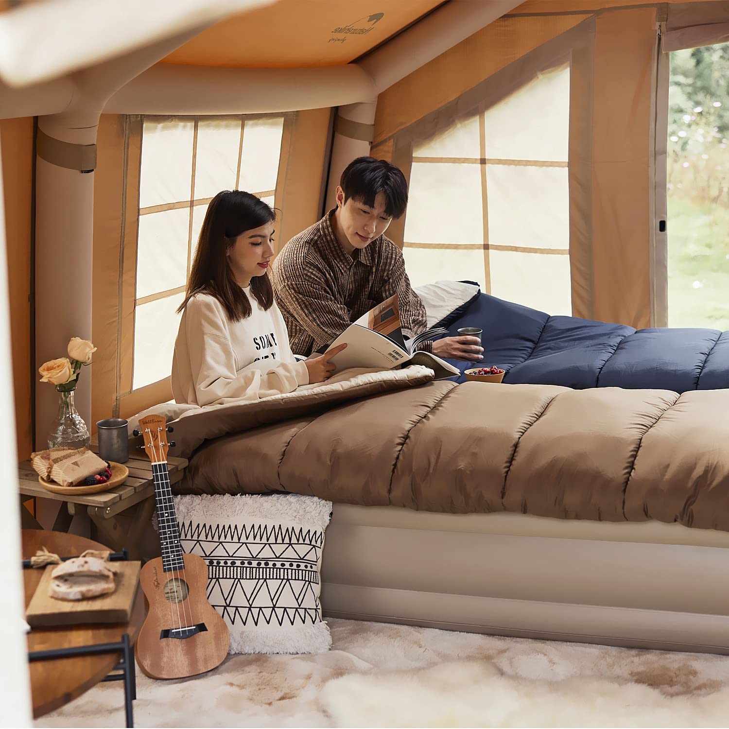 ネイチャーハイク封筒型シュラフ 快適温度-5～13℃ 分割しても使用可能-Naturehike