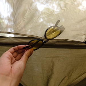 ハンモック 吊り下げ式 蚊帳付き 耐荷重200kg ポール付き ソロキャンプ