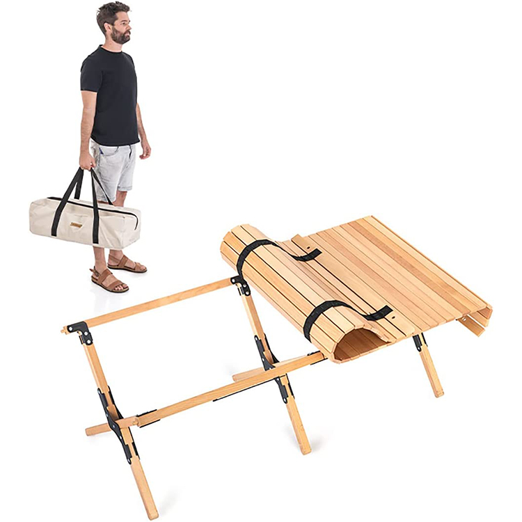 ネイチャーハイク Astrology折りたたみ ウッドテーブル 天然木 軽量-Naturehike