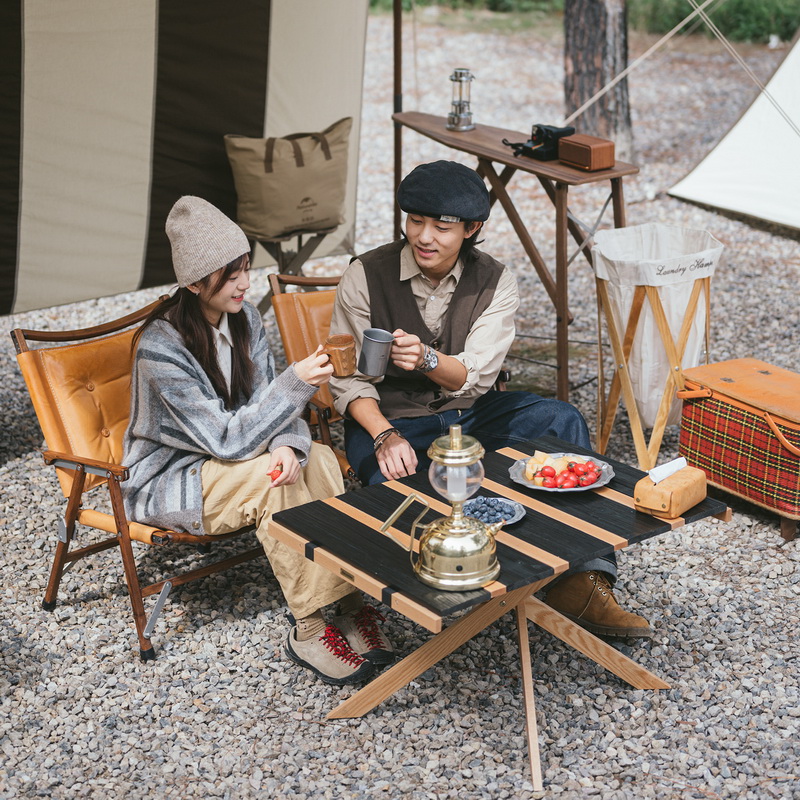 Naturehike-キャンプ ハイキング ピクニック旅行用の折りたたみ式屋外家具 自然なビーチレジャー車 ピクニック用の背もたれスツール キャンプテーブル ポータブルピクニックテーブル 折りたたみテーブル