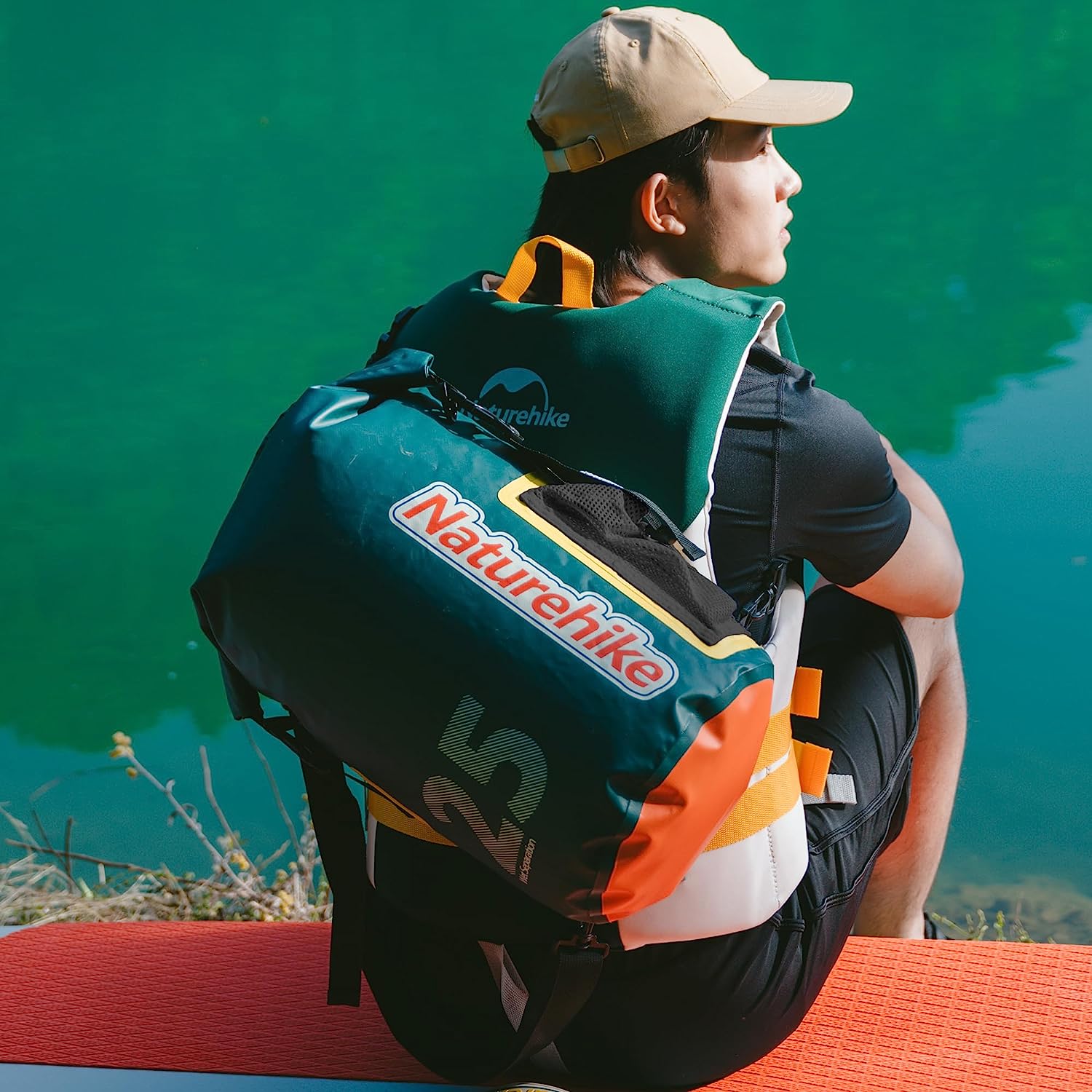 ネイチャーハイク 防水バッグ 完全防水 リュック 超軽量 10L 25L 自転車 乾湿分別可能 登山 防水バッグ -Naturehike