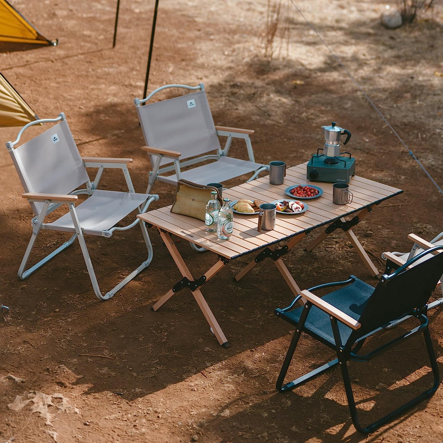 ネイチャーハイクFe01 アウトドア チェア 軽量2.7kg コンパクト 耐荷重 120kg  座高35cm -Naturehike