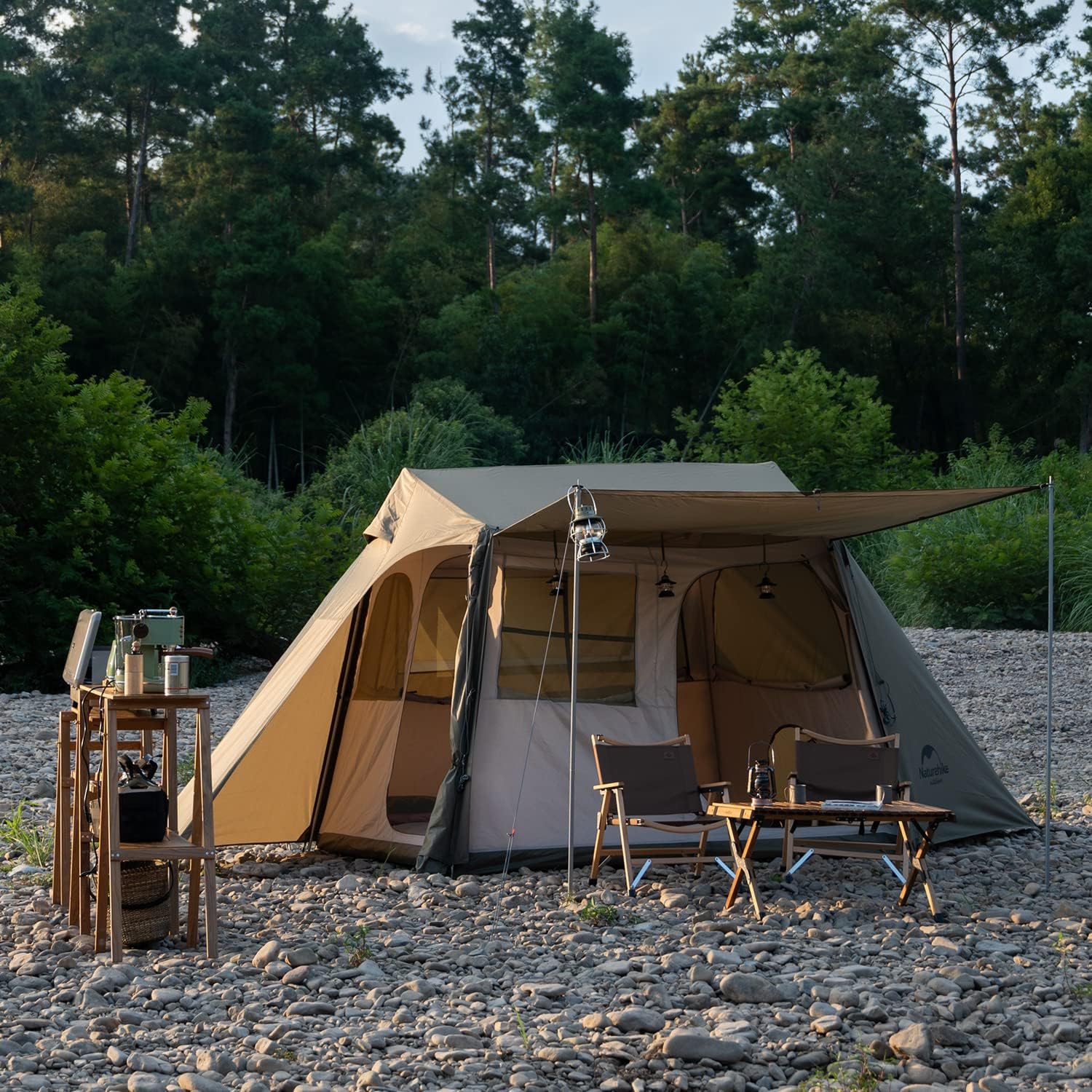 Naturehike Village5.0 第二世代 ワンタッチ テント 2~4人用 UV