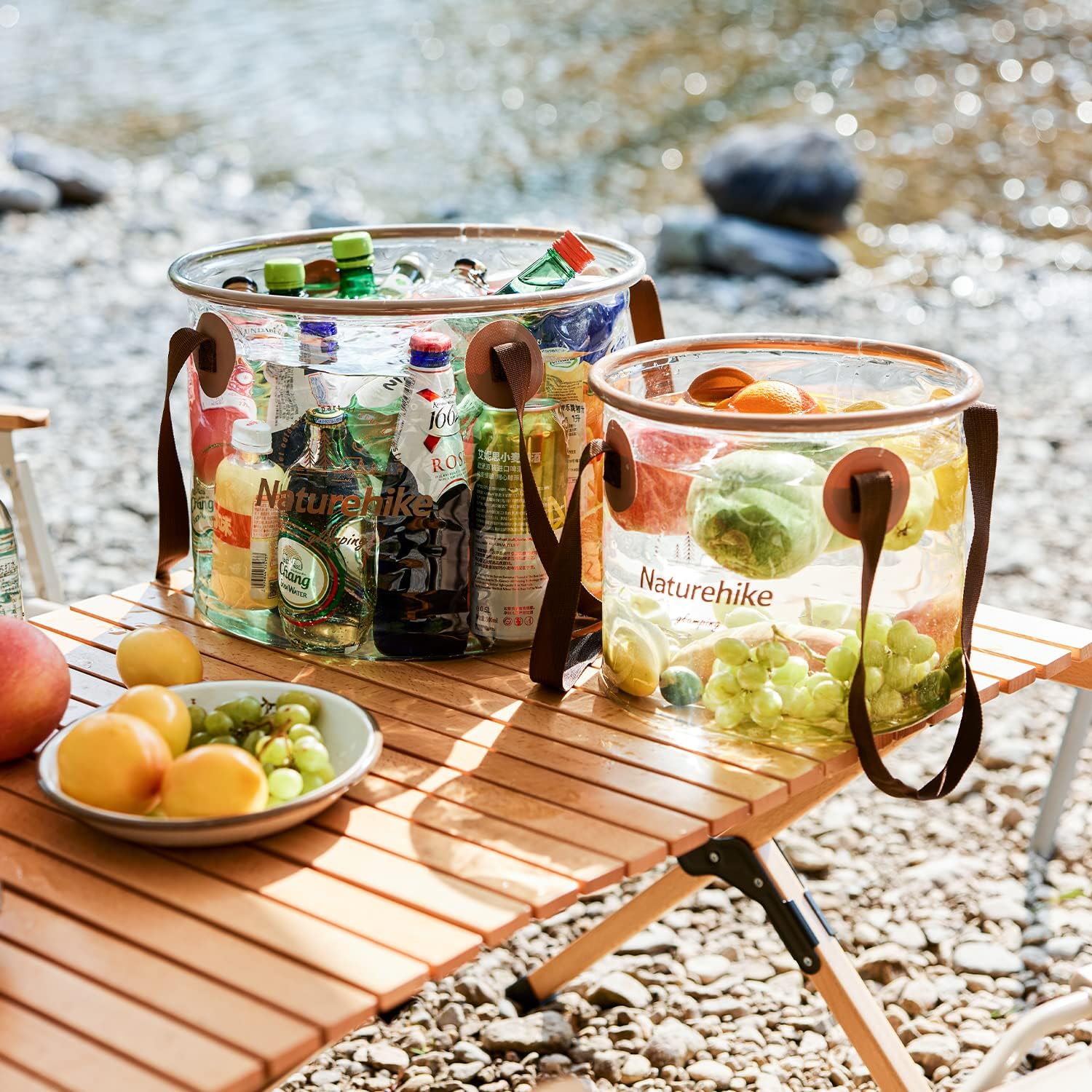 ネイチャーハイク 円型コンパクト おりたたみ ポータブルバケツ10L 20L-Naturehike