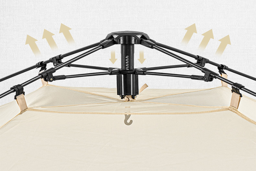 Naturehike ワンタッチテント UPF50+【2-4人用】Ango4 2つの前室