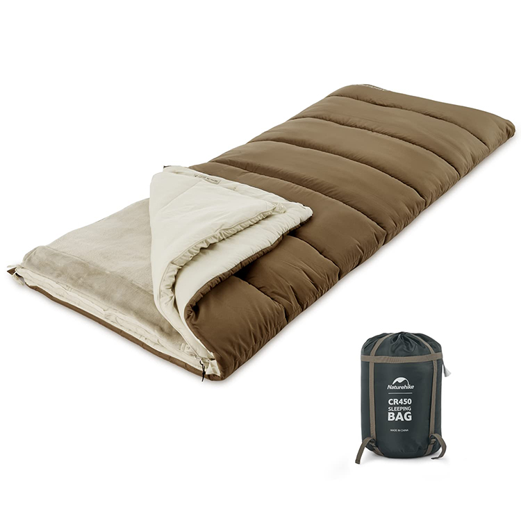 寝袋 シュラフ 封筒型 ワイド 暖かい 冬用 アウトドア キャンプ コンパクト