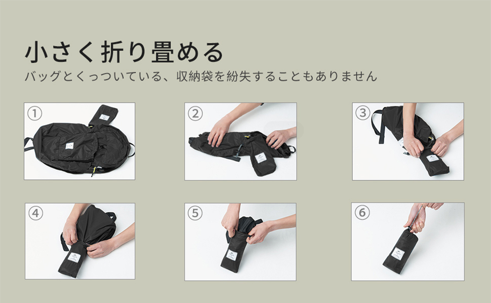 Naturehike 折り畳み式バッグ リュックサック コンパクト 軽量