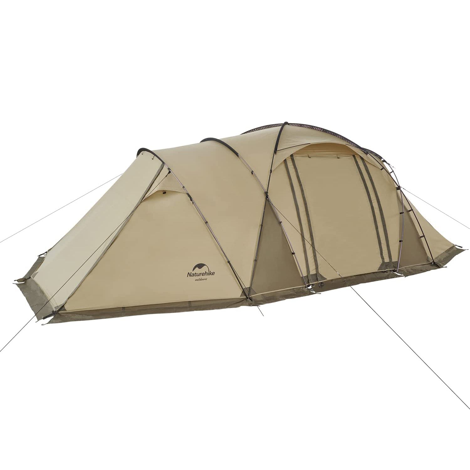 ネイチャーハイク トンネルテント4-8人用 高さ2.05m-Naturehike