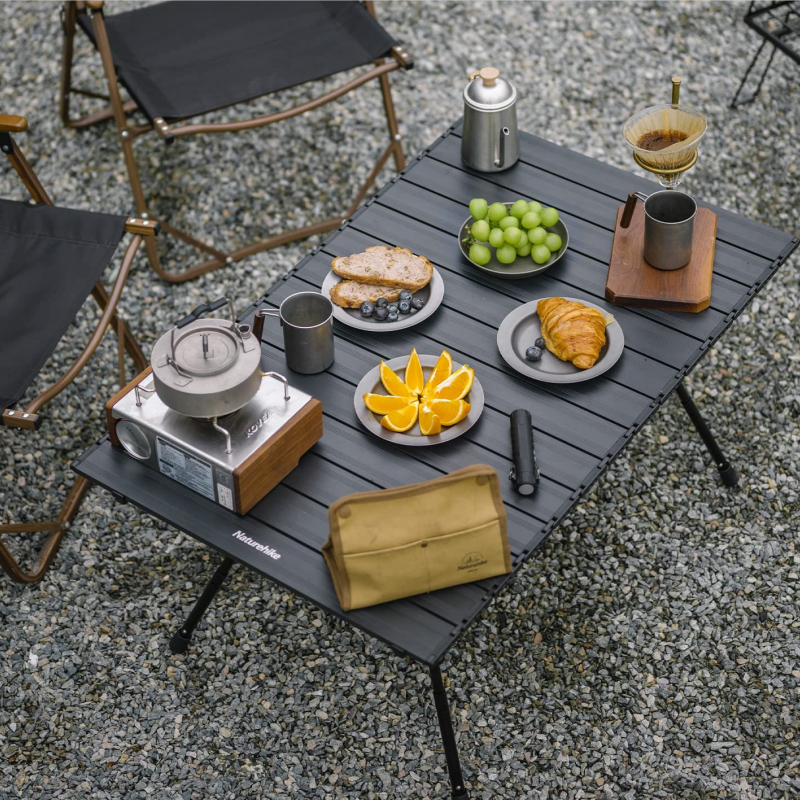 ネイチャーハイク テーブル 高さ2段階調整可能 アルミ 軽量 耐荷重30kg　-Naturehike