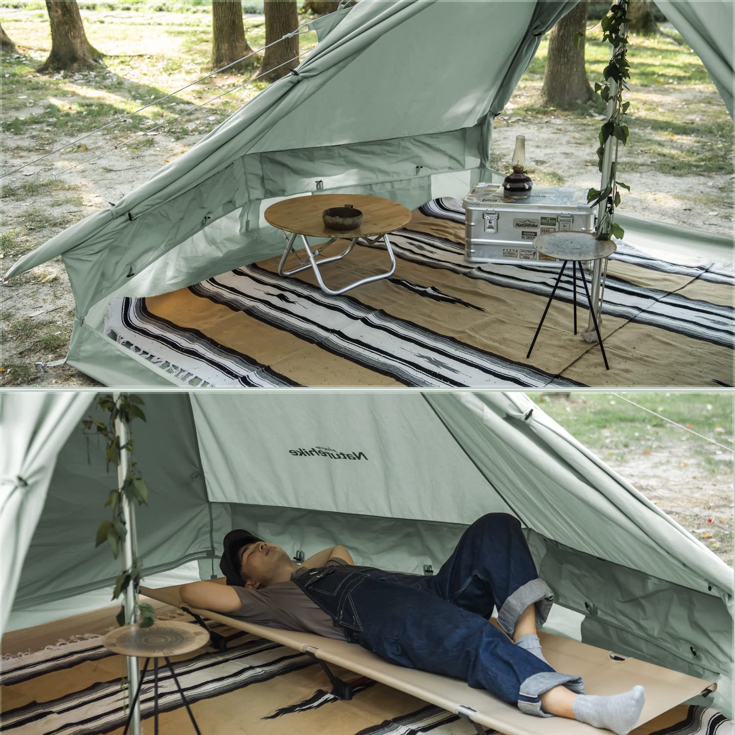 Naturehike Brighten 6.4 ワンポールテント TC 2~3人用 コットン