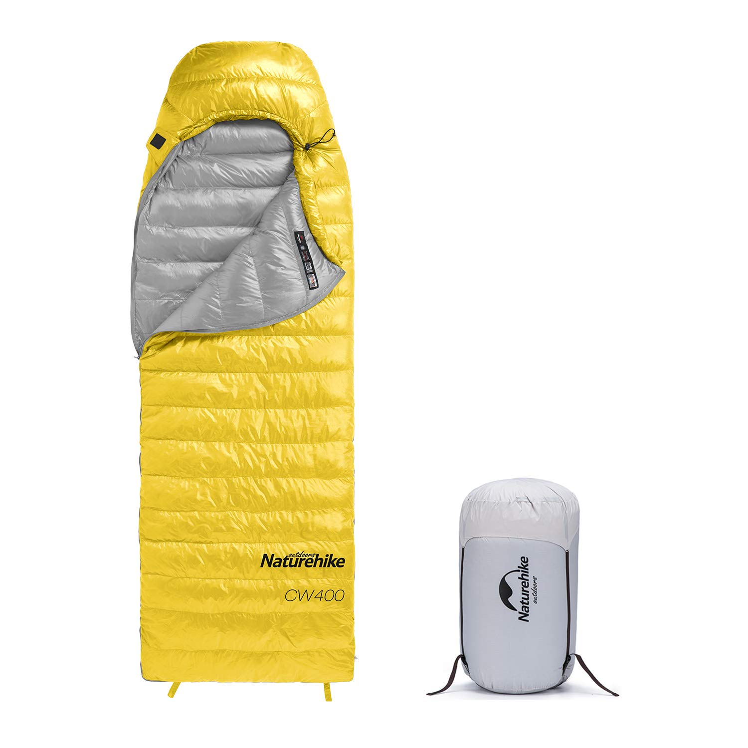 Naturehike シュラフ 寝袋 550FP 最適温度：約7℃。