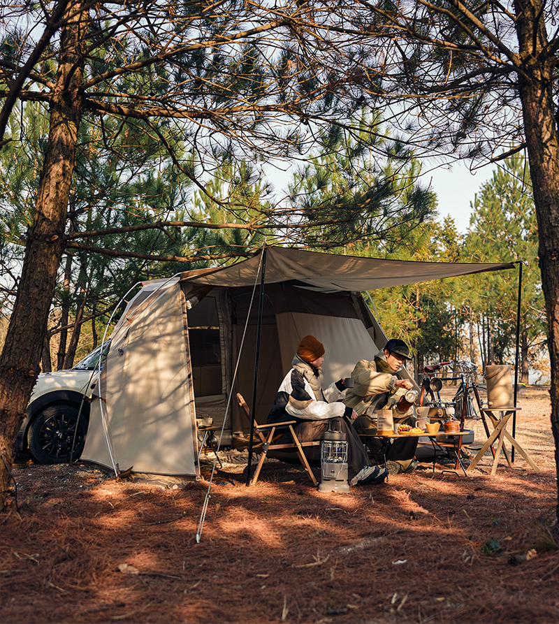 Naturehike 曇野 カーサイドテント 2人用 UPF50+ 防水PU2000+