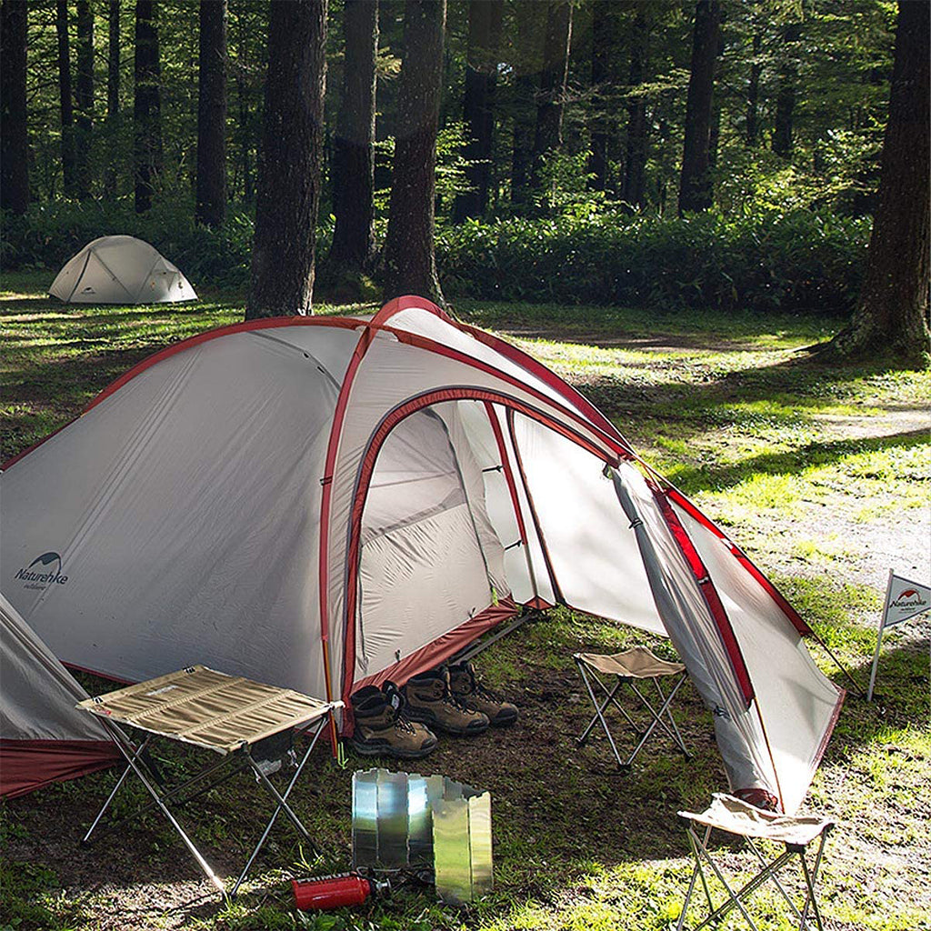 Naturehike Hiby3 テント自立式 2-3人用 広い前室 軽量 ハイビー テント 耐水圧3000mm 専用グランドシート付き