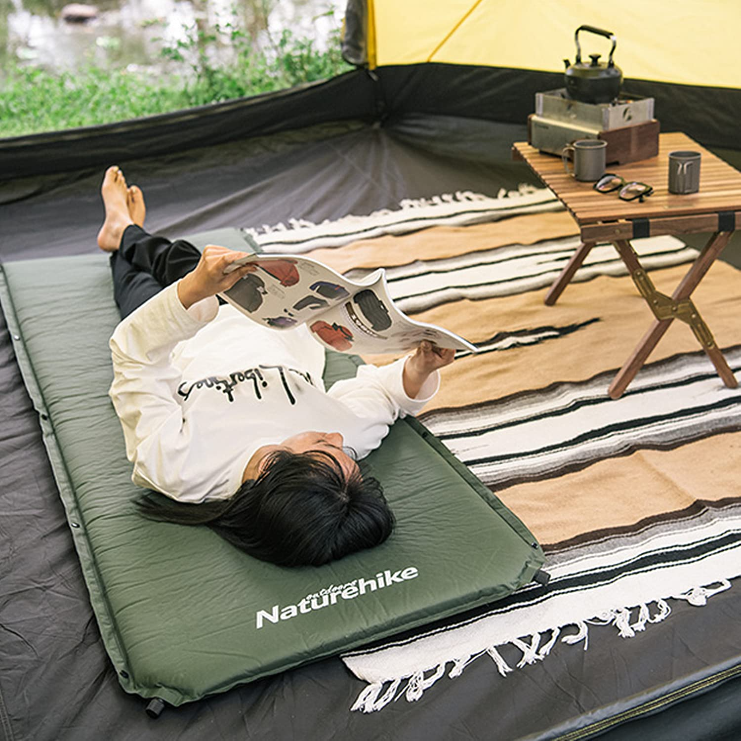 Naturehike D03キャンプマット エアーマット 自動膨張 キャンプ Naturehike D03キャンプマット エアーマット 自動膨張 キャンプ