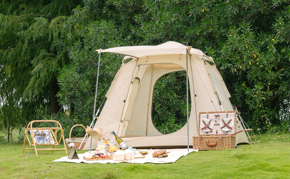 ネイチャーハイク 簡易 キャンプ 日よけ 防水防風 おうちテント 組立て簡単 簡単設置 家族用 メッシュ ファミリーテント 防災 緊急 ソロテント 釣り 登山 ビーチテント 春 夏 ４シーズン 公園