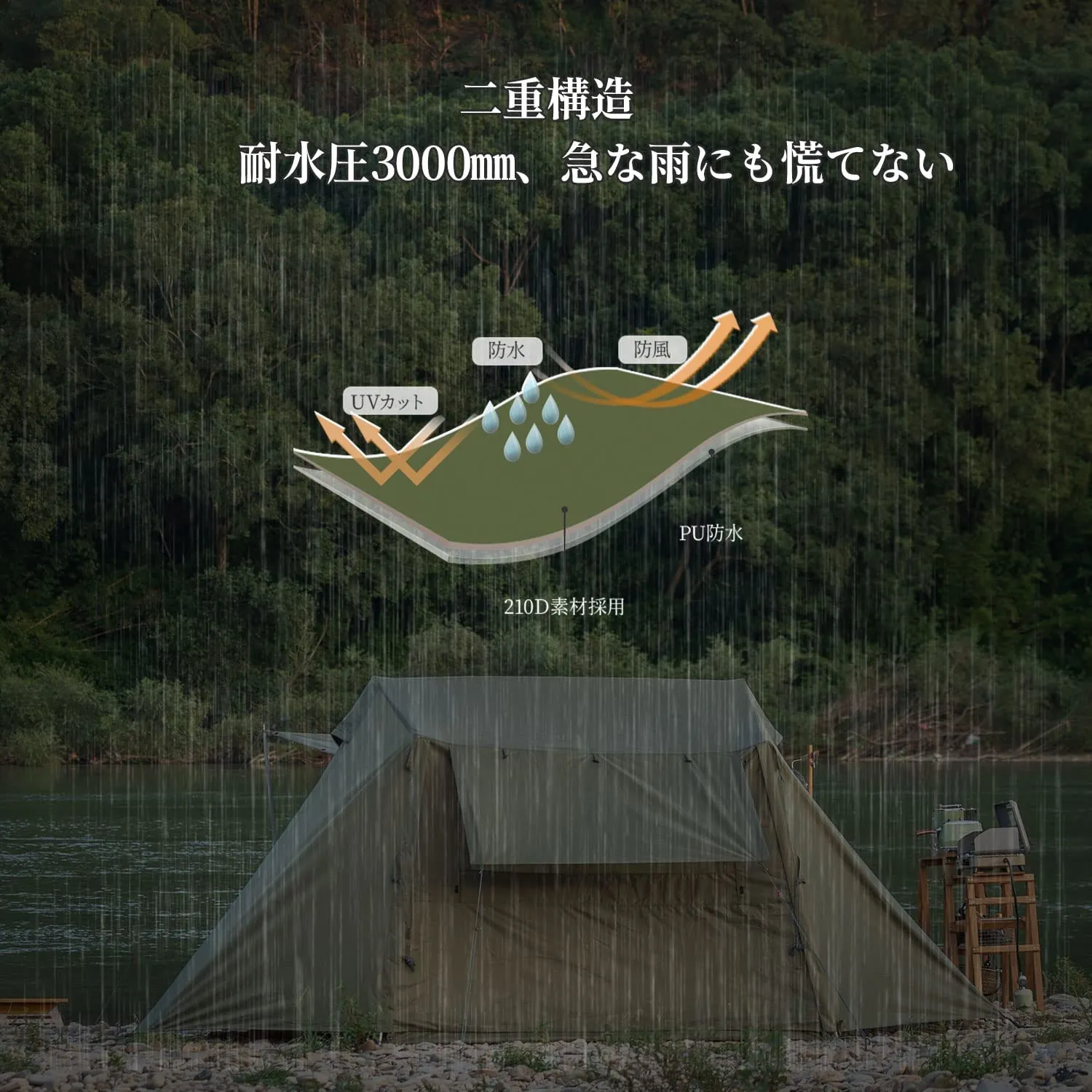 Nature hikeビレッジ5 バージョンアップ版 Nature hikeビレッジ5 バージョンアップ版 Naturehike Villageシリーズ