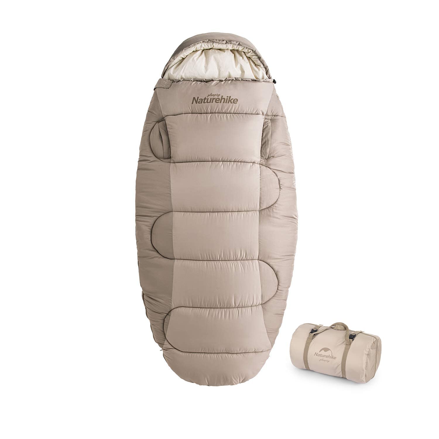 登山用品naturehike ダウンシュラフ L/980G comfort-7℃ - 登山用品