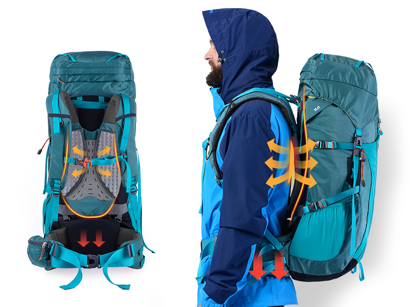 Naturehike 登山バッグ バックパック 登山 リュックサック 55L 45L