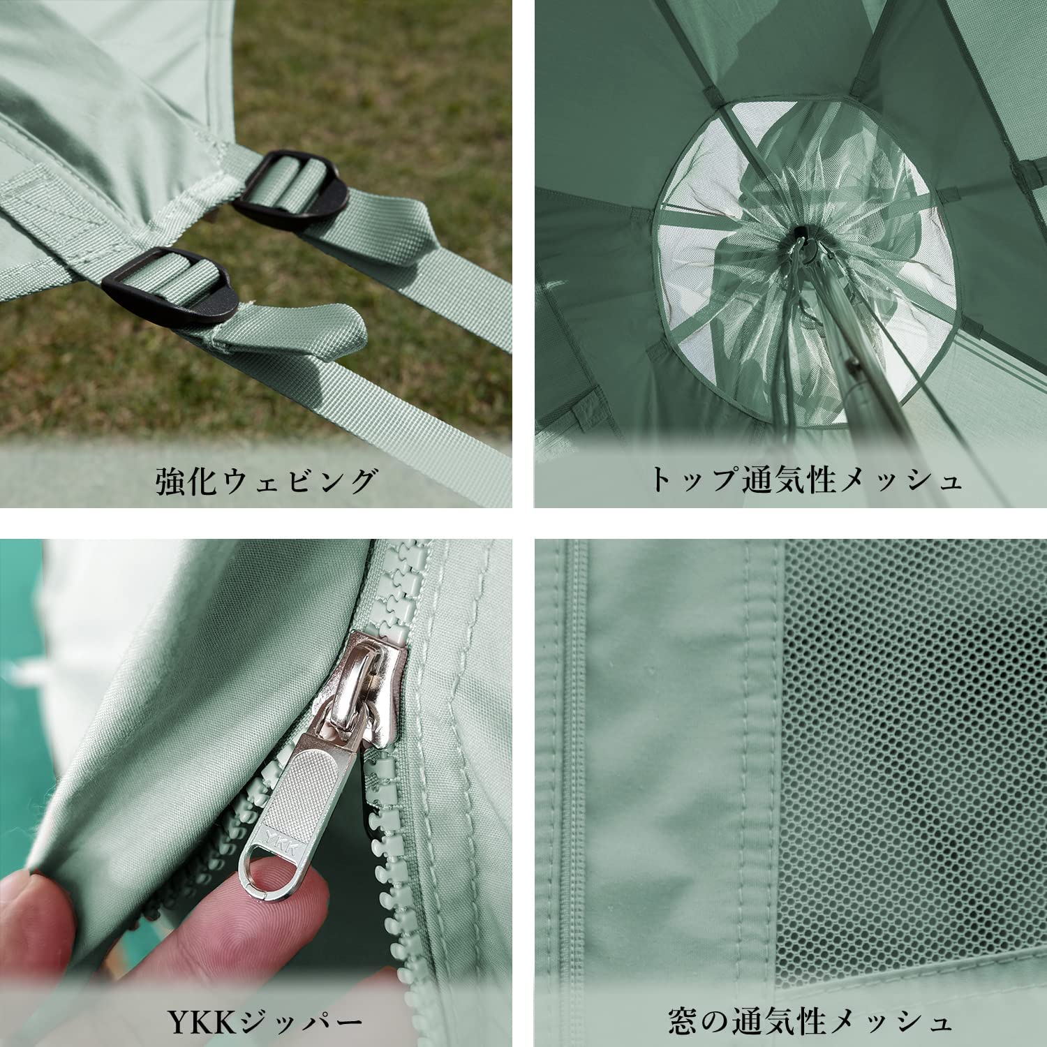 Naturehike Brighten 6.4 ワンポールテント TC 2~3人用 ポリコットン